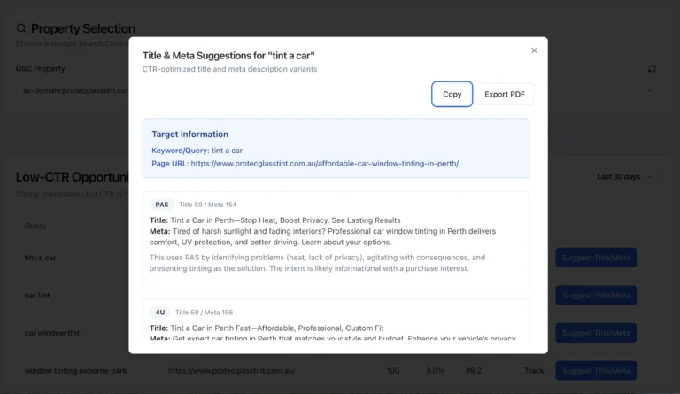 Title/Meta generator